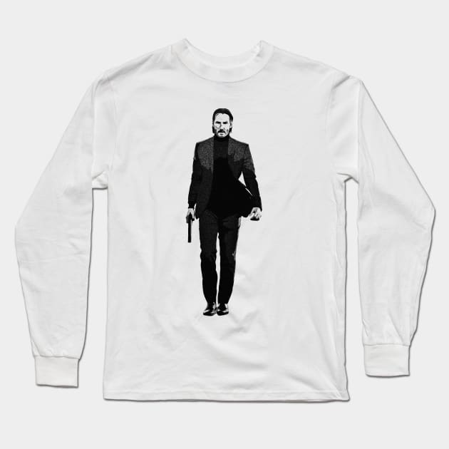 Wick ready to shoot Long Sleeve T-Shirt by LittleSamantha